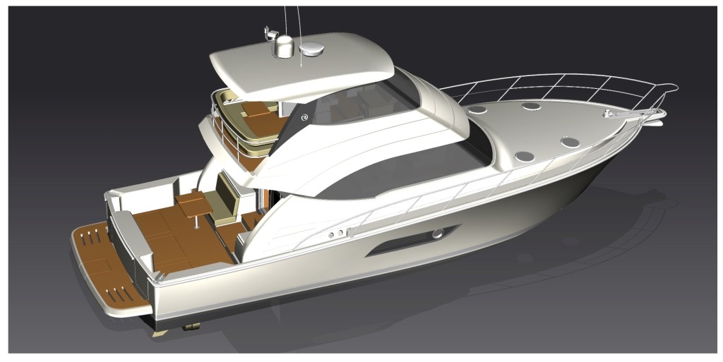 Created in-house on Unigraphics 3D software allows designers to see the exact size, space and scale of the vessel © Stephen Milne
